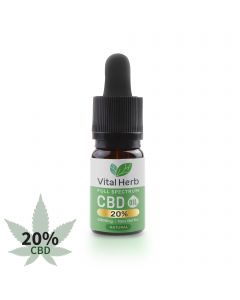 Vital Herb Full Spectrum Hemp CBD Oil - 2000mg 20% (10ml) Natural Flavour