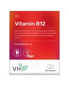 VH Vitamin B12 Methylcobalamin 1mg 120 Capsules