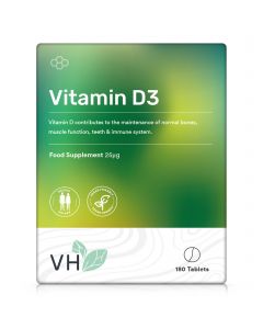 VH Vitamin D3 25ug (1000iu) 180 Vegan Tablets