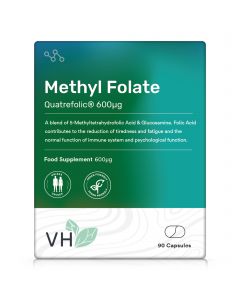 VH Methyl Folate Quatrefolic® 600µg 90 Capsules