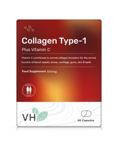 VH Collagen Type 1 Plus Vitamin C 60 Capsules 600mg