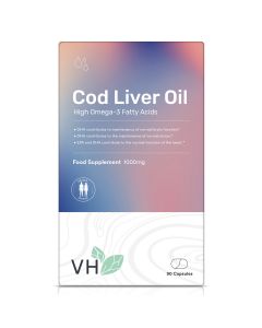 VH Cod Liver Oil 1000mg 90  Softgel Capsules