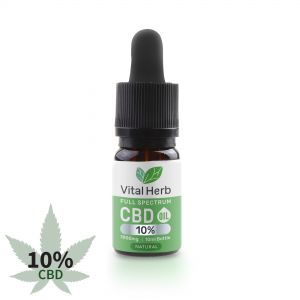 Vital Herb Full Spectrum Hemp CBD Oil - 1000mg 10% (10ml) Natural Flavour