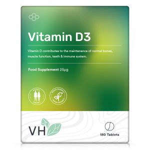 VH Vitamin D3 25ug (1000iu) 180 Vegan Tablets