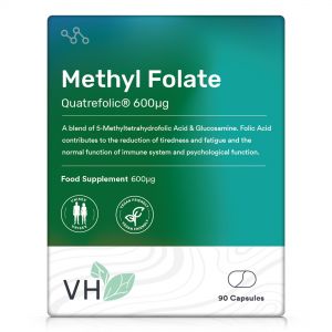 VH Methyl Folate Quatrefolic® 600µg 90 Capsules