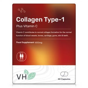 VH Collagen Type 1 Plus Vitamin C 60 Capsules 600mg