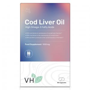 VH Cod Liver Oil 1000mg 90  Softgel Capsules